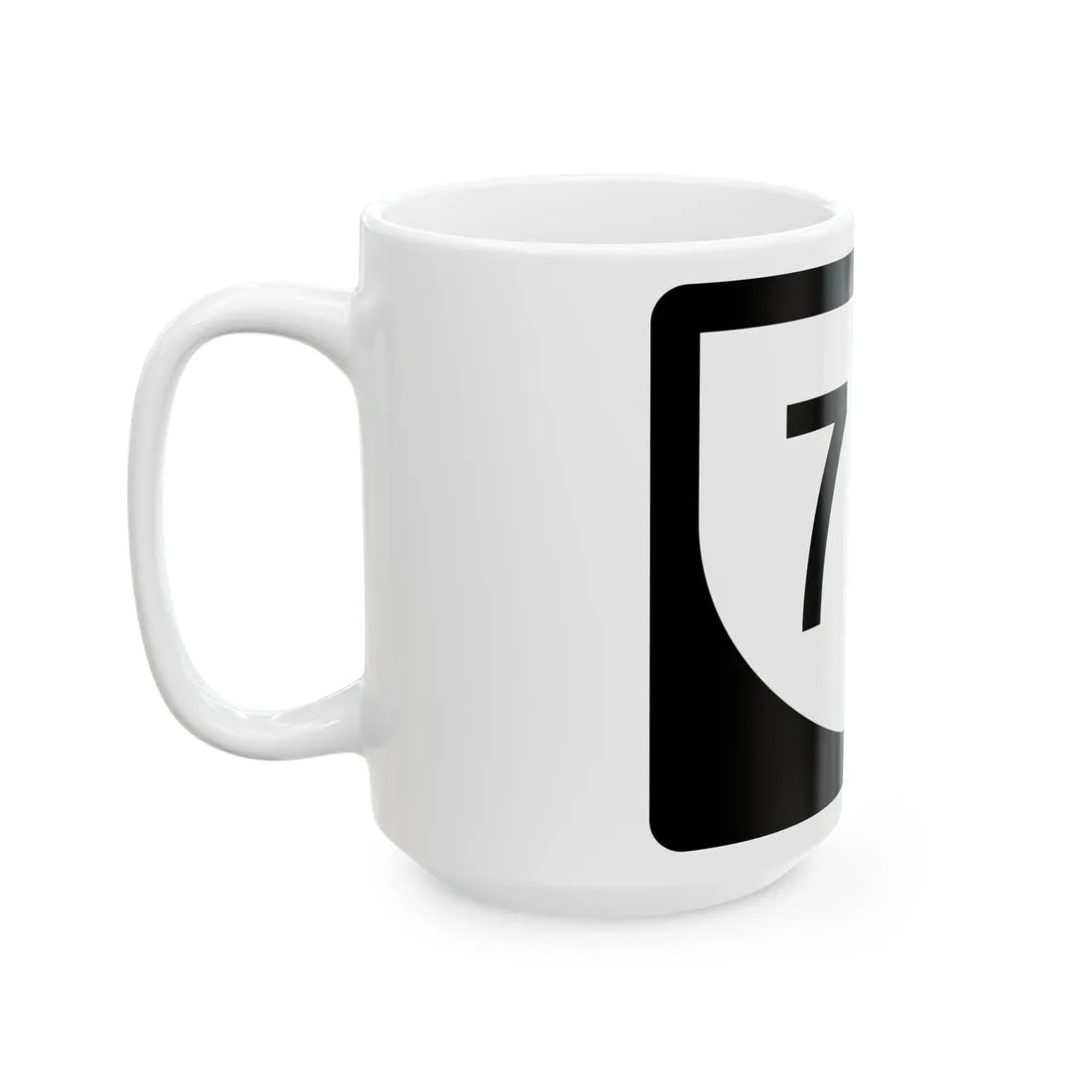 PR urban primary 71R (Puerto Rico) (Road Sign) White Coffee Mug - Go Mug Yourself