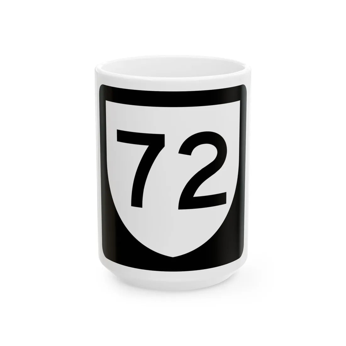 PR urban primary 72 (Puerto Rico) (Road Sign) White Coffee Mug 15oz - Go Mug Yourself