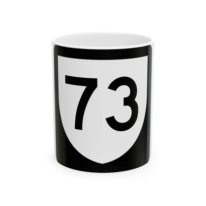 PR urban primary 73 (Puerto Rico) (Road Sign) White Coffee Mug 11oz - Go Mug Yourself