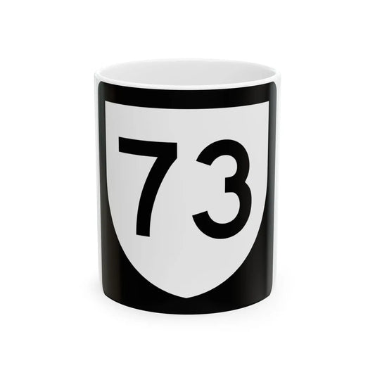PR urban primary 73 (Puerto Rico) (Road Sign) White Coffee Mug 11oz - Go Mug Yourself