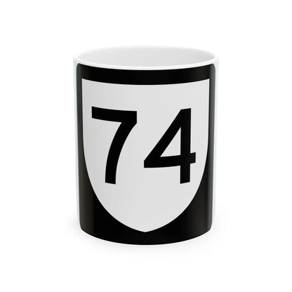 PR urban primary 74 (Puerto Rico) (Road Sign) White Coffee Mug 11oz - Go Mug Yourself