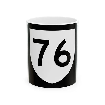 PR urban primary 76 (Puerto Rico) (Road Sign) White Coffee Mug 11oz - Go Mug Yourself