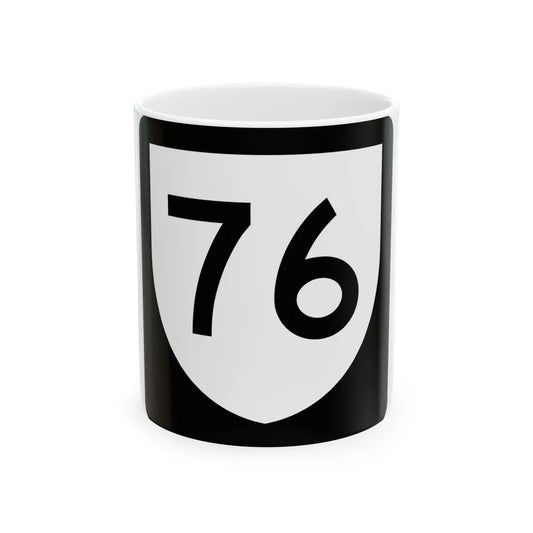 PR urban primary 76 (Puerto Rico) (Road Sign) White Coffee Mug 11oz - Go Mug Yourself