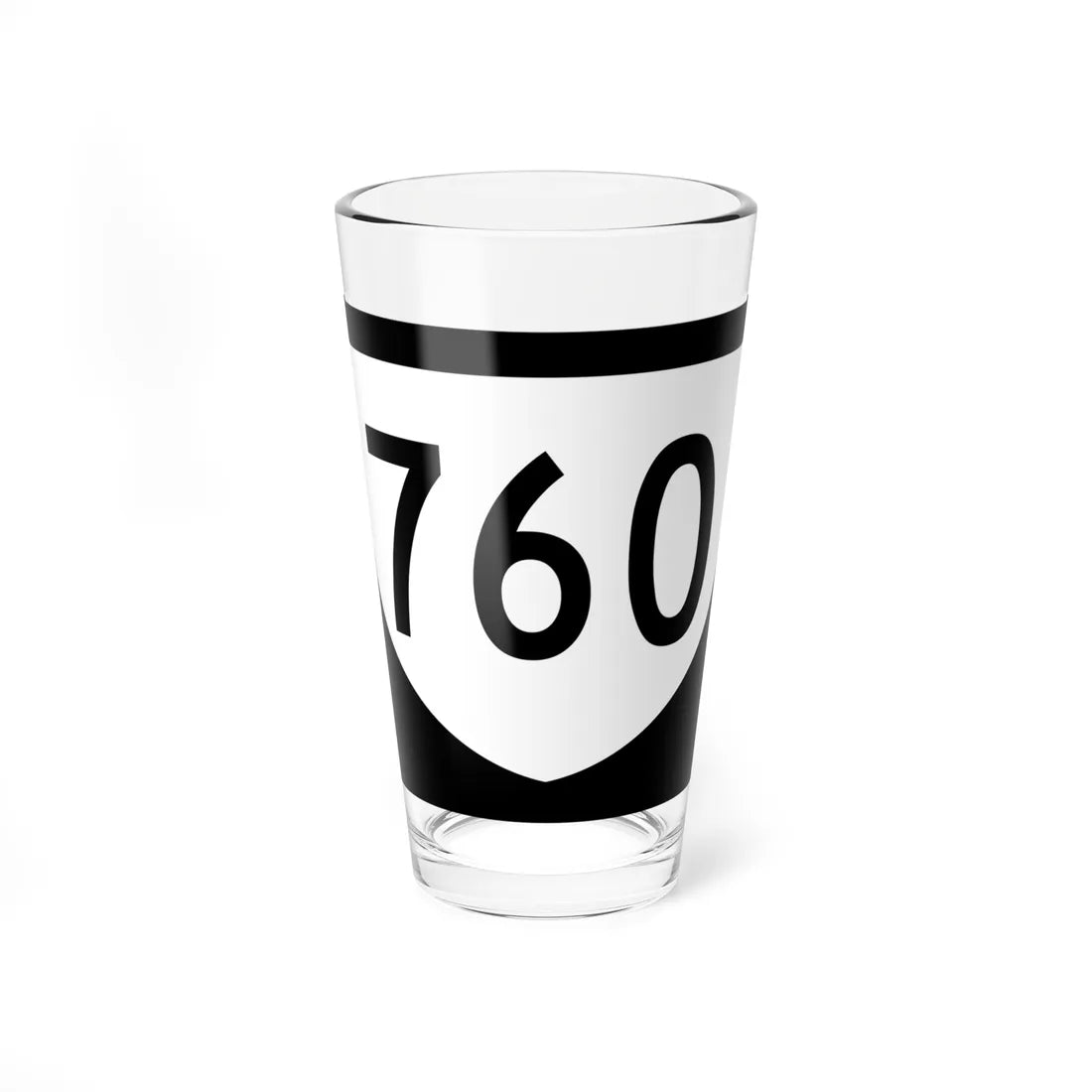 PR urban primary 760 (Puerto Rico) (Road Sign) Pint Glass 16oz 16oz - Go Mug Yourself