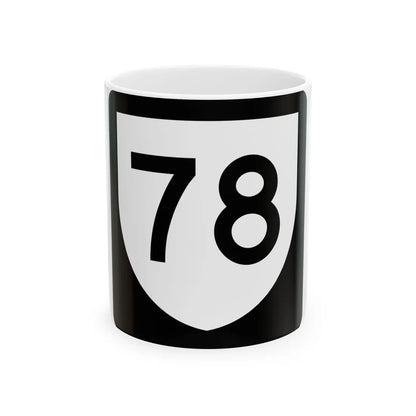 PR urban primary 78 (Puerto Rico) (Road Sign) White Coffee Mug 11oz - Go Mug Yourself