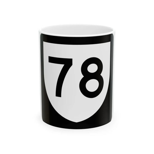 PR urban primary 78 (Puerto Rico) (Road Sign) White Coffee Mug 11oz - Go Mug Yourself