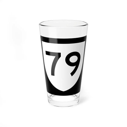 PR urban primary 79 (Puerto Rico) (Road Sign) Pint Glass 16oz 16oz - Go Mug Yourself
