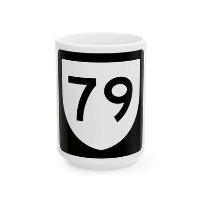 PR urban primary 79 (Puerto Rico) (Road Sign) White Coffee Mug 15oz - Go Mug Yourself