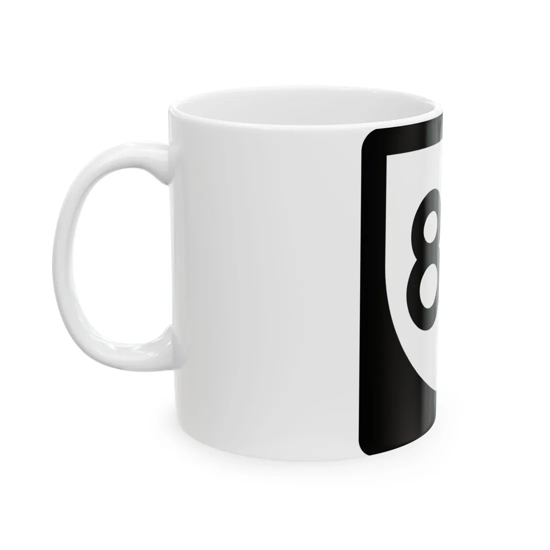 PR urban primary 80 (Puerto Rico) (Road Sign) White Coffee Mug - Go Mug Yourself