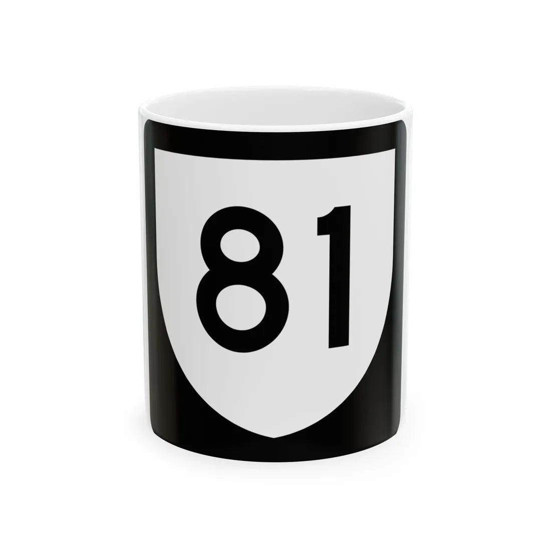 PR urban primary 81 (Puerto Rico) (Road Sign) White Coffee Mug 11oz - Go Mug Yourself