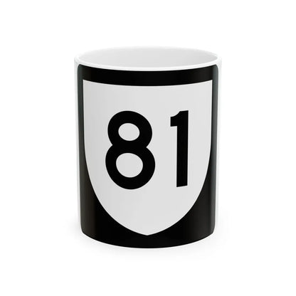 PR urban primary 81 (Puerto Rico) (Road Sign) White Coffee Mug 11oz - Go Mug Yourself