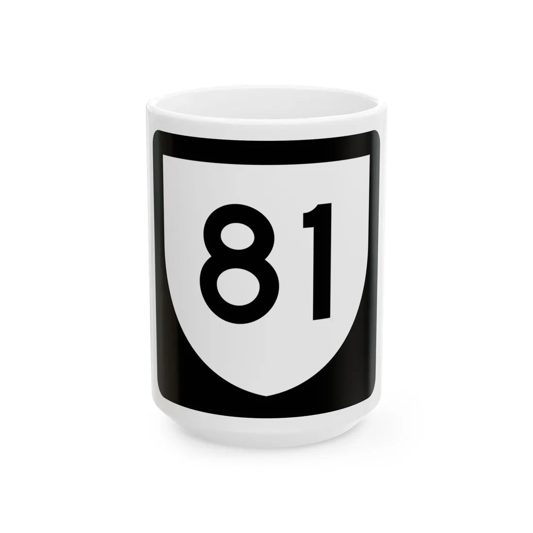 PR urban primary 81 (Puerto Rico) (Road Sign) White Coffee Mug 15oz - Go Mug Yourself