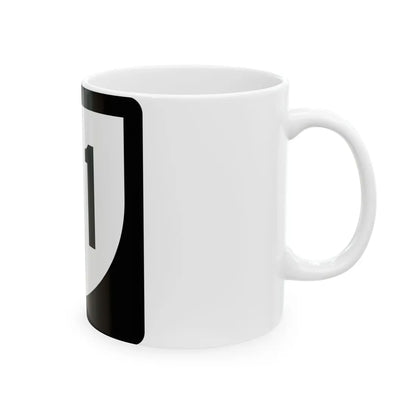 PR urban primary 81 (Puerto Rico) (Road Sign) White Coffee Mug - Go Mug Yourself