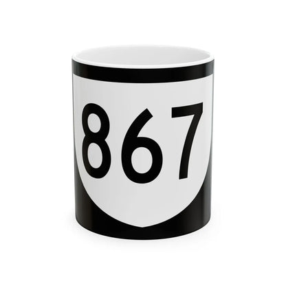 PR urban primary 867 (Puerto Rico) (Road Sign) White Coffee Mug 11oz - Go Mug Yourself