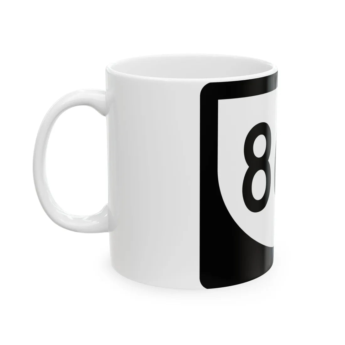 PR urban primary 867 (Puerto Rico) (Road Sign) White Coffee Mug - Go Mug Yourself