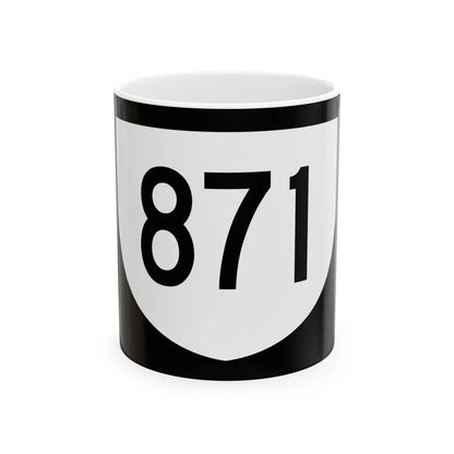 PR urban primary 871 (Puerto Rico) (Road Sign) White Coffee Mug 11oz - Go Mug Yourself