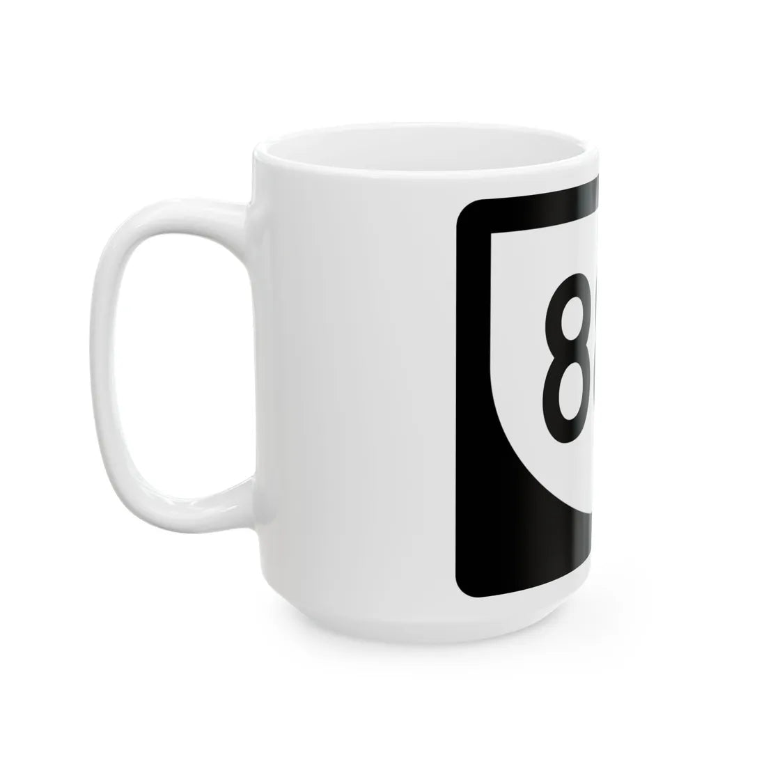 PR urban primary 887 (Puerto Rico) (Road Sign) White Coffee Mug - Go Mug Yourself