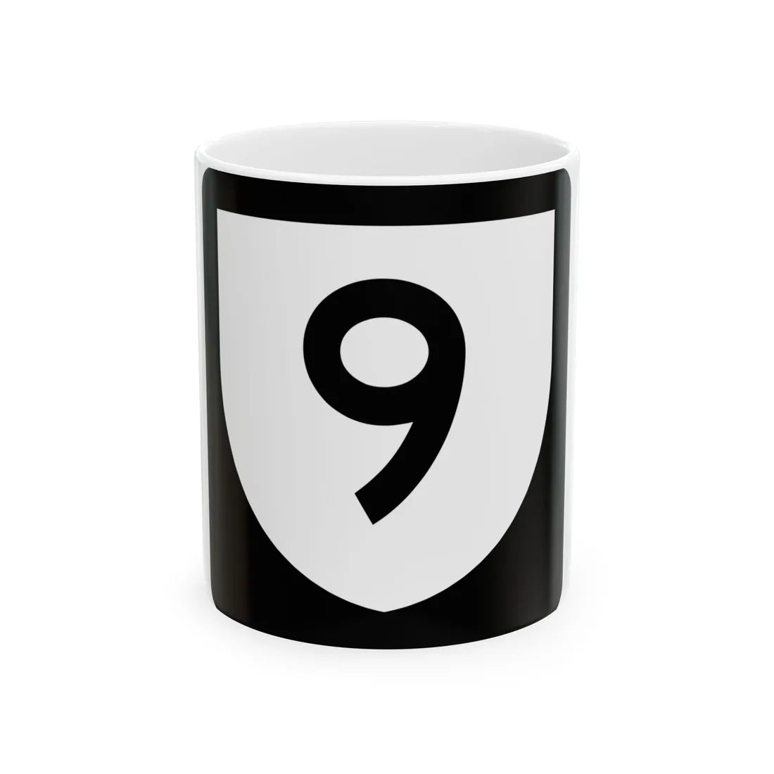PR urban primary 9 (Puerto Rico) (Road Sign) White Coffee Mug 11oz - Go Mug Yourself