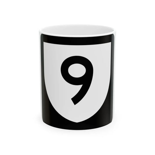 PR urban primary 9 (Puerto Rico) (Road Sign) White Coffee Mug 11oz - Go Mug Yourself