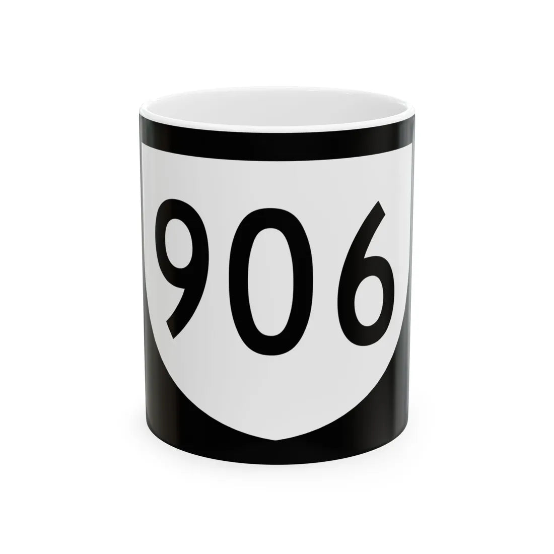 PR urban primary 906 (Puerto Rico) (Road Sign) White Coffee Mug 11oz - Go Mug Yourself