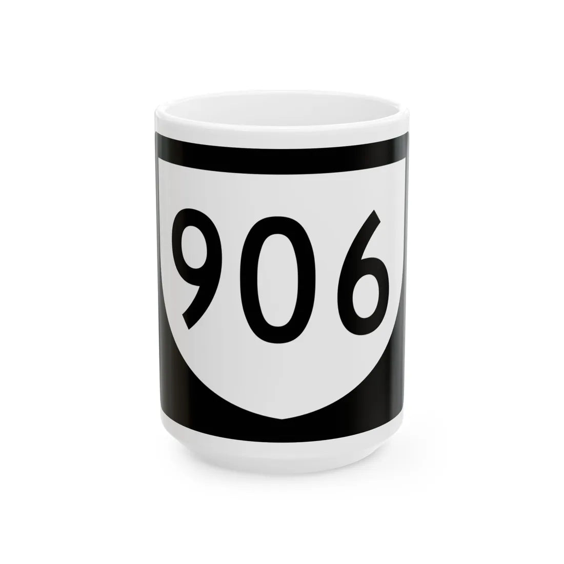 PR urban primary 906 (Puerto Rico) (Road Sign) White Coffee Mug 15oz - Go Mug Yourself