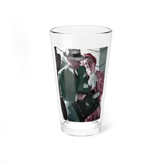 Practically Perfect (2), Good Housekeeping, March 1940 (Magazine Illustration) Pint Glass 16oz 16oz - Go Mug Yourself