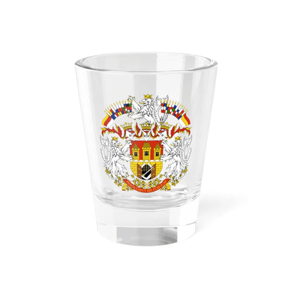 Prague CoA CZ (Czech Republic) (Coat of Arms) Shot Glass 1.5oz 1.5oz - Go Mug Yourself