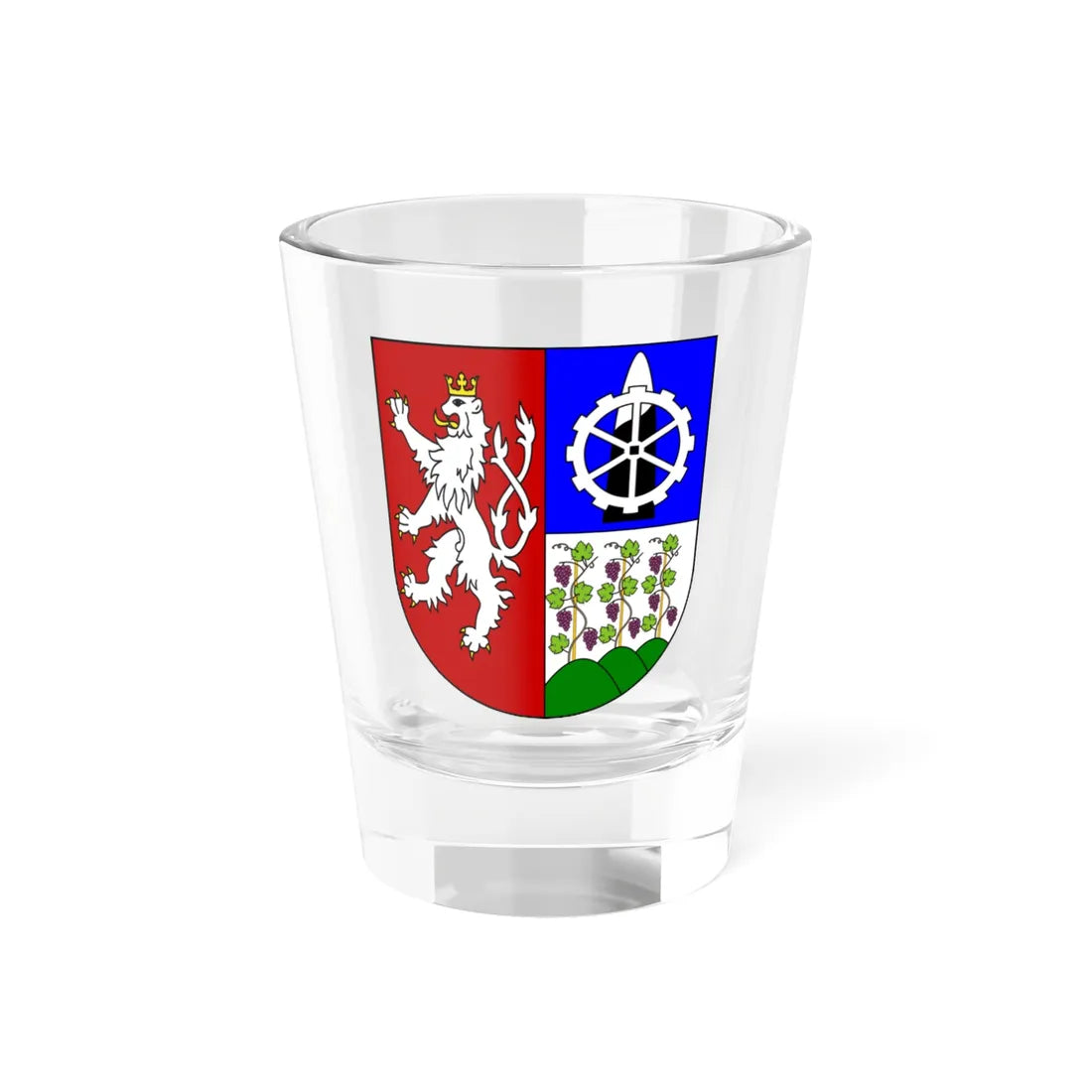 Praha-09 CoA (Czech Republic) (Coat of Arms) Shot Glass 1.5oz 1.5oz - Go Mug Yourself