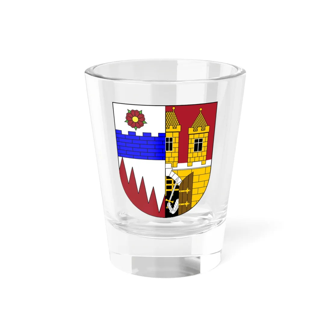 Praha-15 CoA (Czech Republic) (Coat of Arms) Shot Glass 1.5oz 1.5oz - Go Mug Yourself