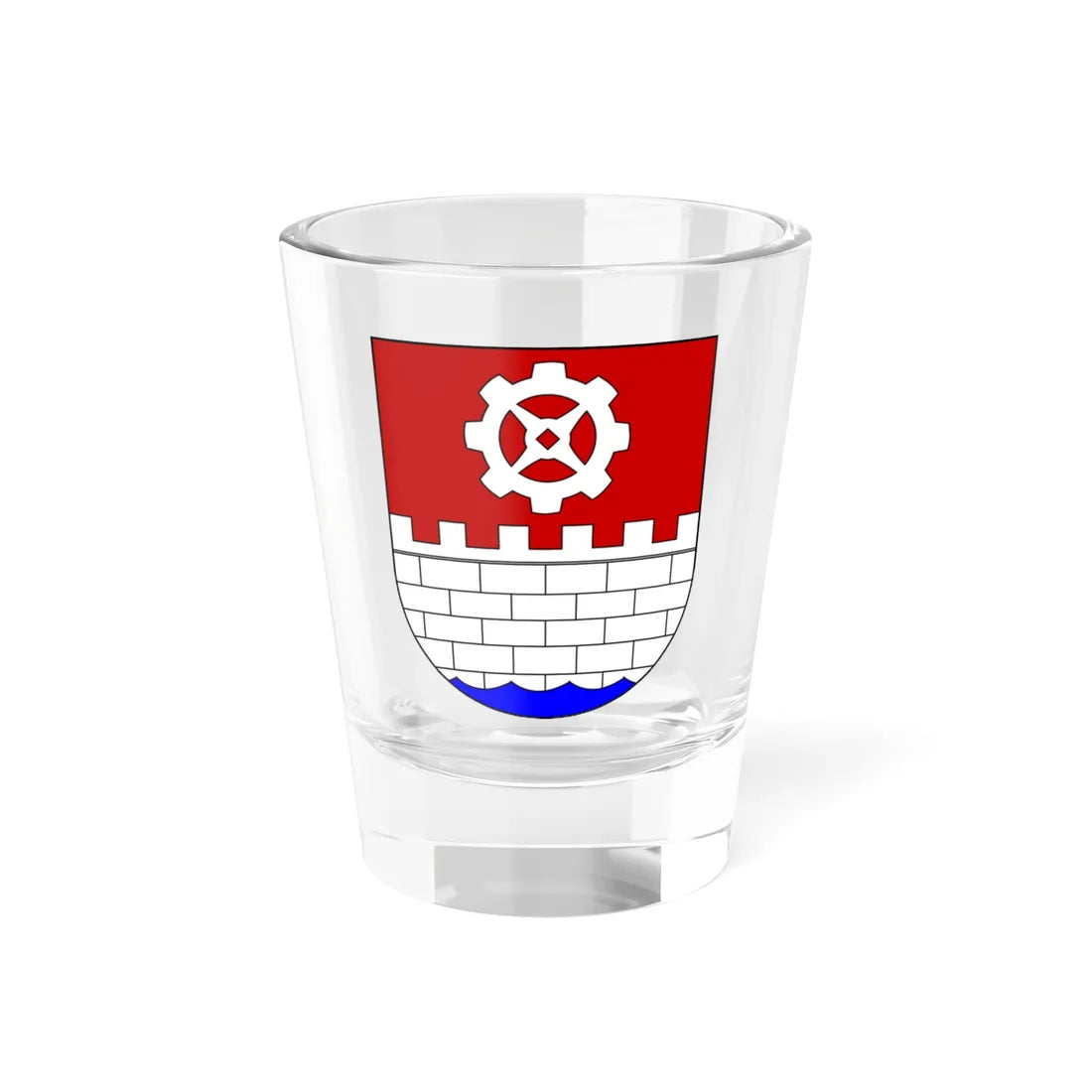 Praha-16 CoA (Czech Republic) (Coat of Arms) Shot Glass 1.5oz 1.5oz - Go Mug Yourself