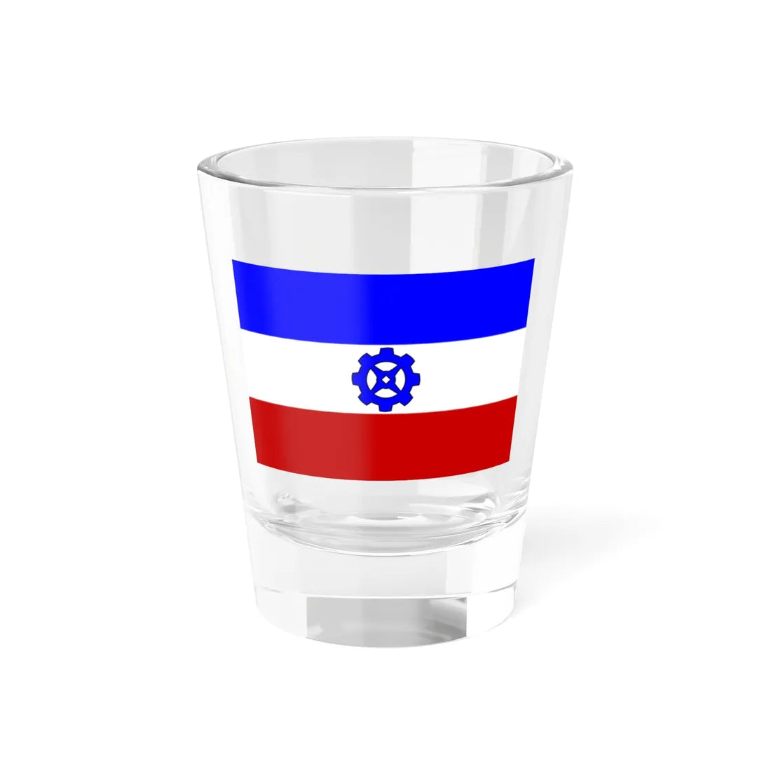Praha-16 flag (Czech Republic) Shot Glass 1.5oz 1.5oz - Go Mug Yourself