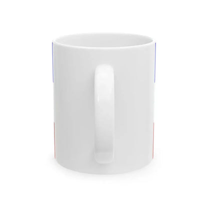 Praha-16 flag (Czech Republic) White Coffee Mug - Go Mug Yourself