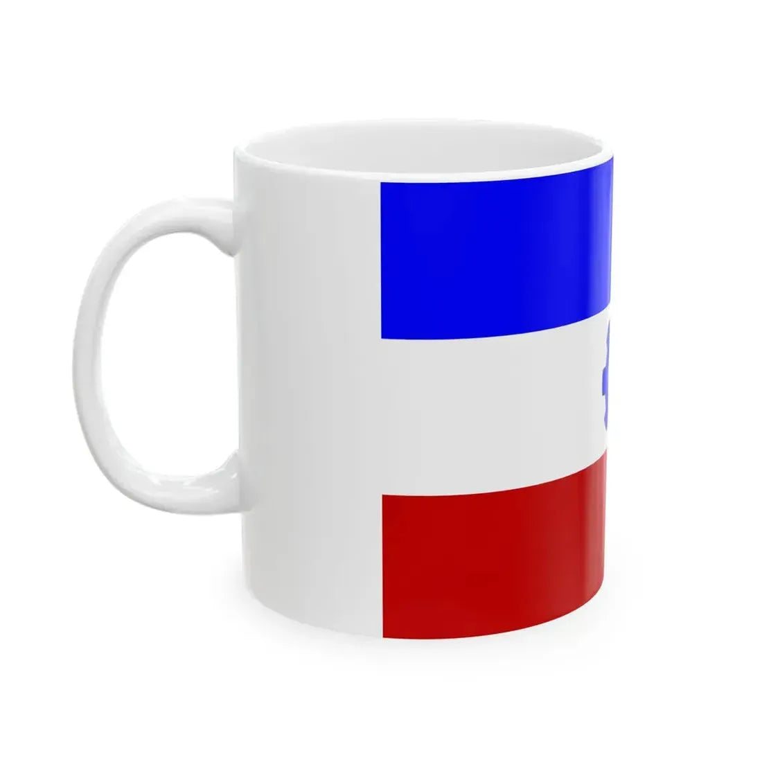 Praha-16 flag (Czech Republic) White Coffee Mug - Go Mug Yourself