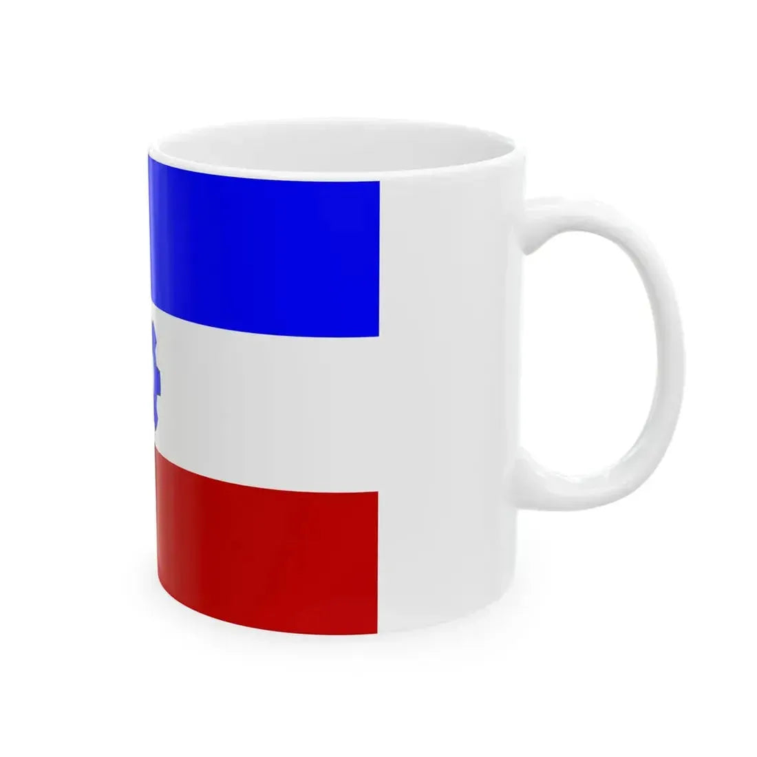 Praha-16 flag (Czech Republic) White Coffee Mug - Go Mug Yourself
