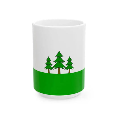 Praha-21 flag (Czech Republic) White Coffee Mug 15oz - Go Mug Yourself