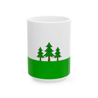 Praha-21 flag (Czech Republic) White Coffee Mug 15oz - Go Mug Yourself