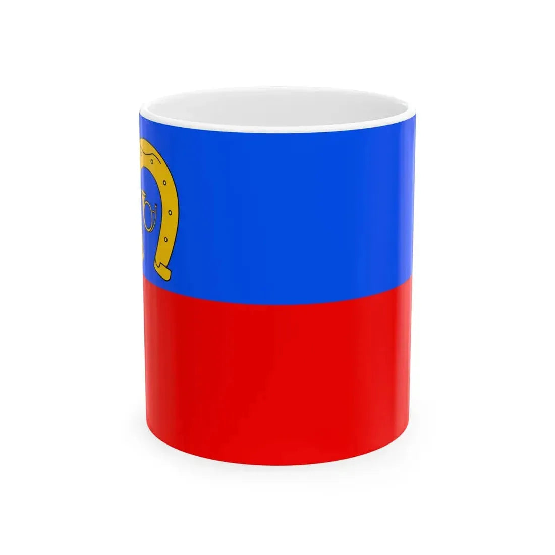 Praha-Bechovice flag (Czech Republic) White Coffee Mug 11oz - Go Mug Yourself
