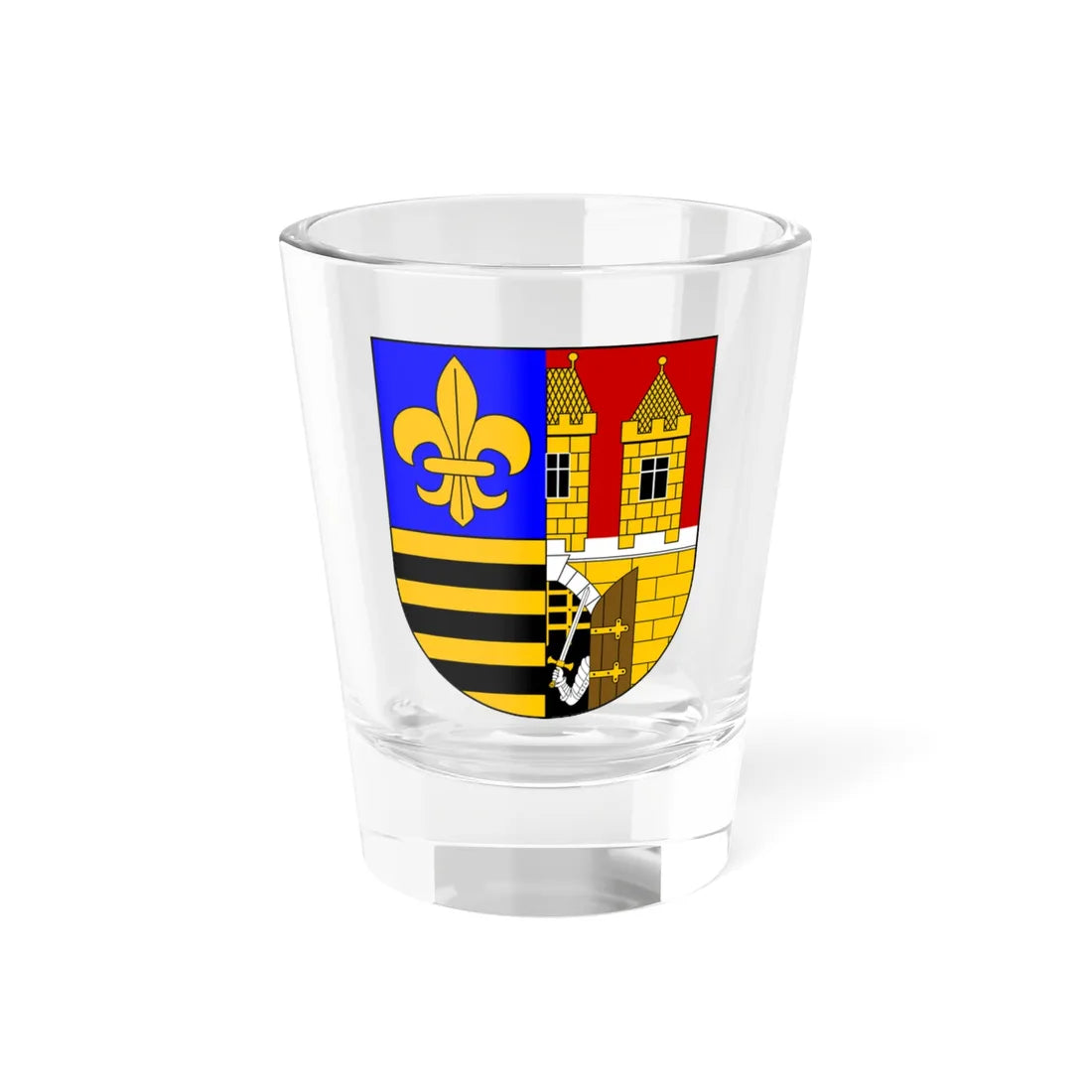 Praha-Cakovice CoA (Czech Republic) (Coat of Arms) Shot Glass 1.5oz 1.5oz - Go Mug Yourself