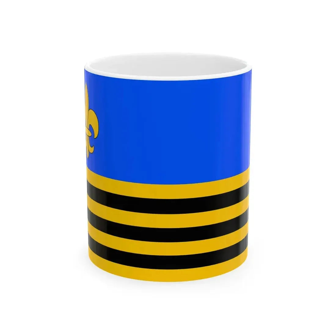 Praha-Cakovice flag (Czech Republic) White Coffee Mug 11oz - Go Mug Yourself
