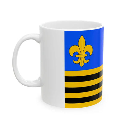 Praha-Cakovice flag (Czech Republic) White Coffee Mug - Go Mug Yourself