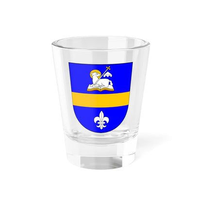 Praha-Dolní Chabry CoA (Czech Republic) (Coat of Arms) Shot Glass 1.5oz 1.5oz - Go Mug Yourself