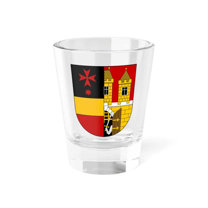 Praha-Dolni Mecholupy CoA (Czech Republic) (Coat of Arms) Shot Glass 1.5oz 1.5oz - Go Mug Yourself