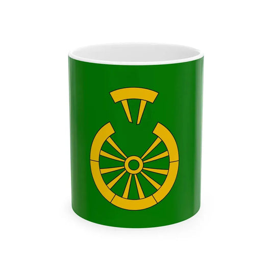 Praha-Kolodeje flag (Czech Republic) White Coffee Mug 11oz - Go Mug Yourself