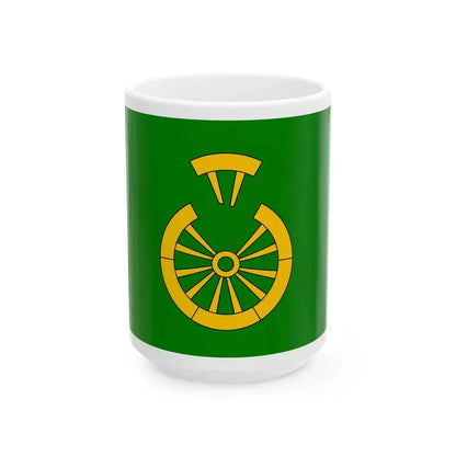 Praha-Kolodeje flag (Czech Republic) White Coffee Mug 15oz - Go Mug Yourself