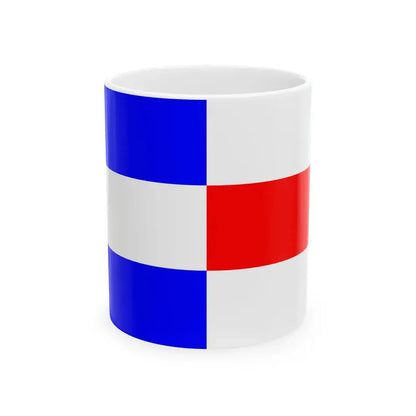 Praha-Kolovraty flag (Czech Republic) White Coffee Mug 11oz - Go Mug Yourself