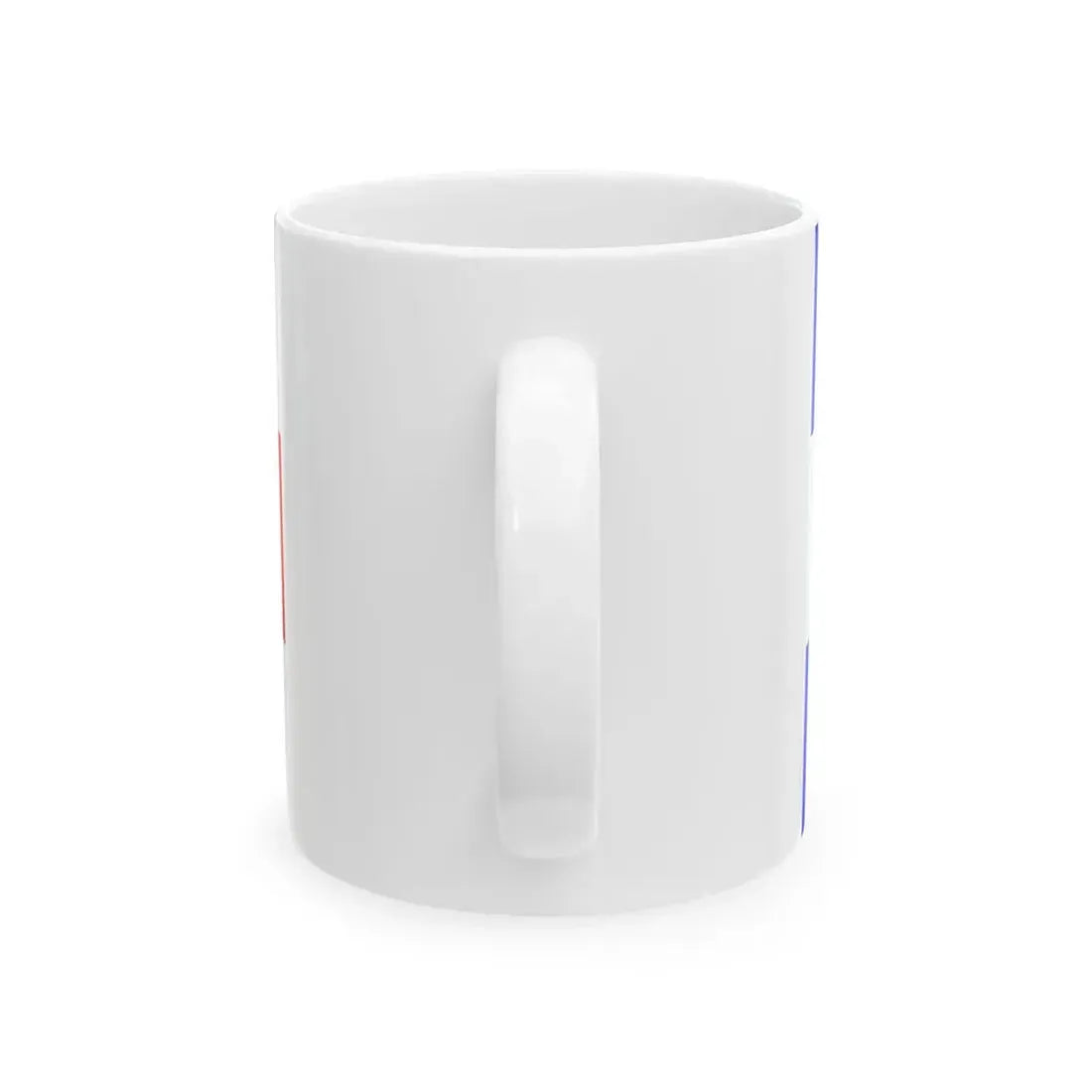 Praha-Kolovraty flag (Czech Republic) White Coffee Mug - Go Mug Yourself