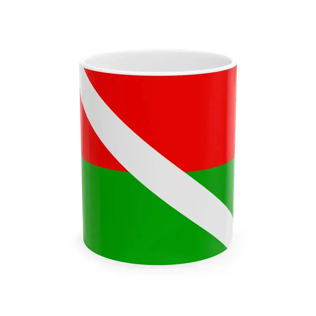 Praha-Kralovice flag (Czech Republic) White Coffee Mug 11oz - Go Mug Yourself