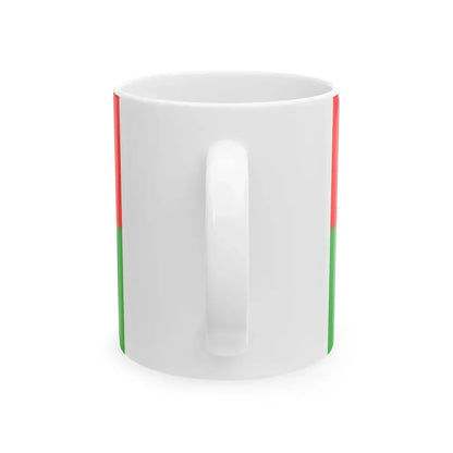 Praha-Kralovice flag (Czech Republic) White Coffee Mug - Go Mug Yourself