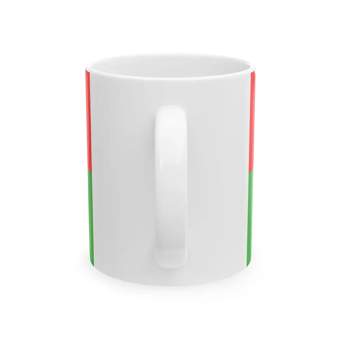 Praha-Kralovice flag (Czech Republic) White Coffee Mug - Go Mug Yourself