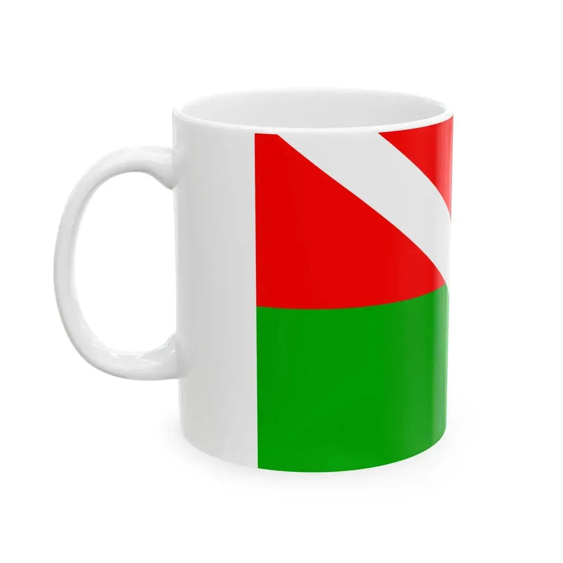 Praha-Kralovice flag (Czech Republic) White Coffee Mug - Go Mug Yourself